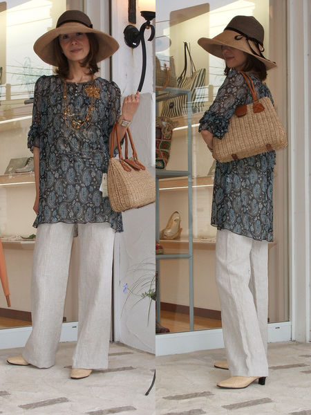 フーフォレーのチュニックワンピース